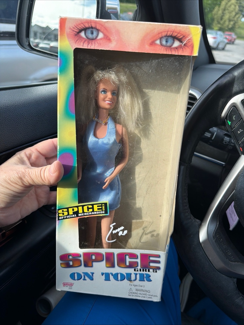 Spice Girls On Tour Blonde Doll in Blue Dress